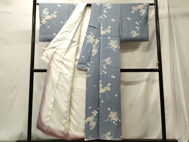 平和屋着物■上質な小紋 舞花吉祥文 正絹 逸品 CABJ6955oy