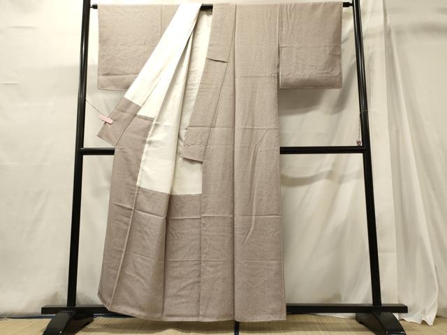 平和屋着物■江戸小紋 舞花文 正絹 逸品 未使用 CABJ6957oy