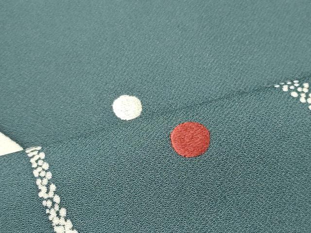 平和屋着物■訪問着 刺繍 流線丸文 正絹 逸品 CABJ6959oy