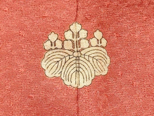 平和屋着物■上質な色無地 鉛丹色 正絹 逸品 CABJ6964oy