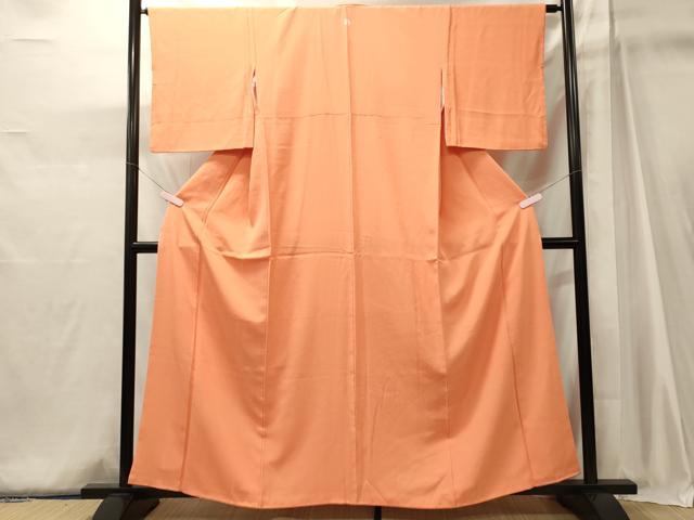 平和屋着物■上質な色無地 黄丹色 正絹 逸品 CABJ6970oy