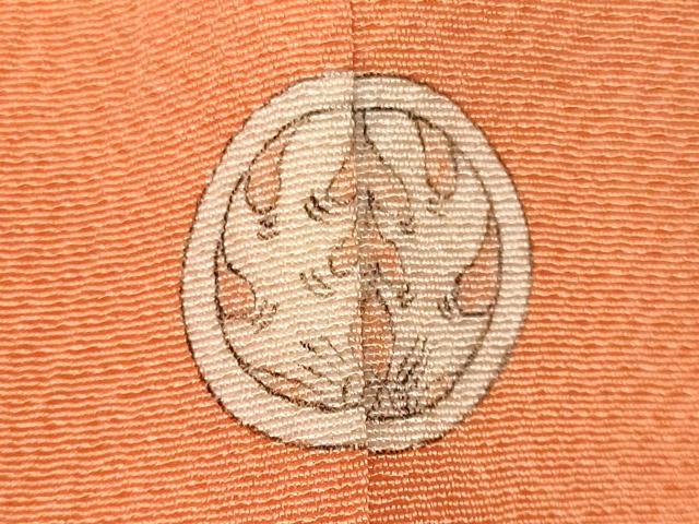 平和屋着物■上質な色無地 黄丹色 正絹 逸品 CABJ6970oy