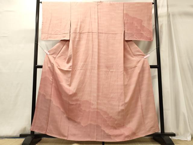 平和屋着物■訪問着 雲取り文 暈し染め 正絹 逸品 CABJ6975oy