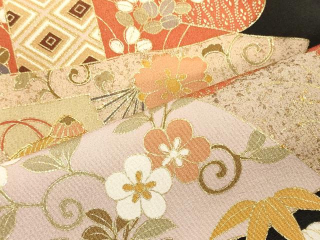 平和屋着物■豪華黒留袖 駒刺繍 吉祥花松文 金彩 正絹 逸品 CABJ6978oy