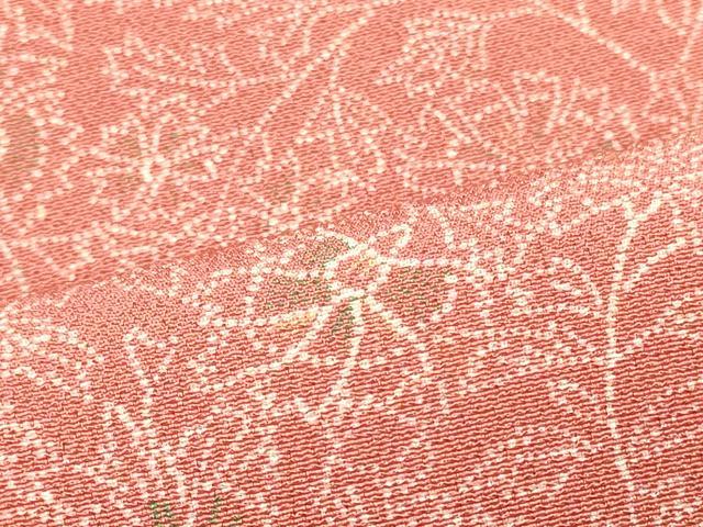 平和屋着物■上質な小紋 更紗花唐草文 正絹 逸品 CABJ6992oy