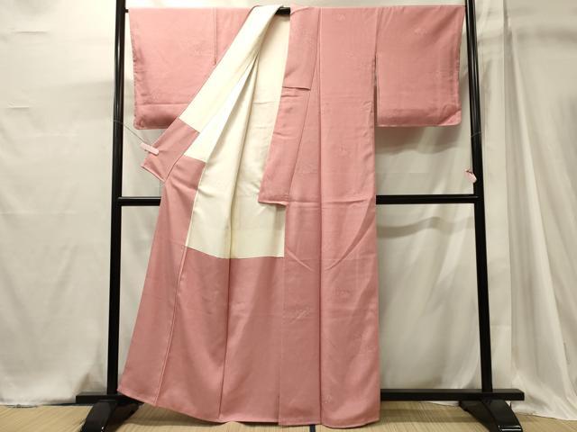 平和屋着物■上質な小紋 文箱花文 正絹 逸品 未使用 CABJ6997oy