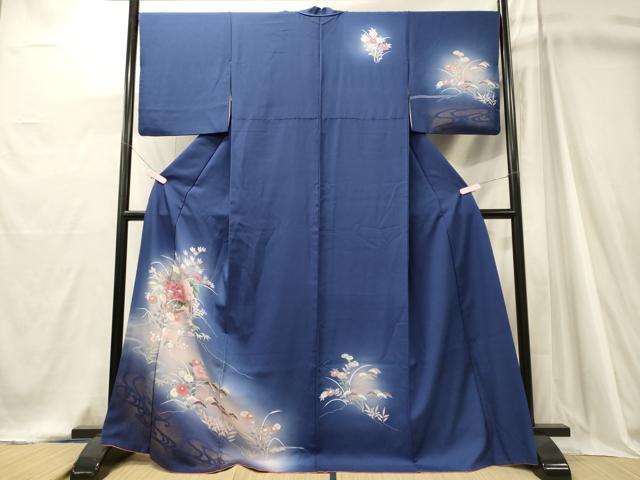 平和屋着物■訪問着 花松文 暈し染め 金彩 正絹 逸品 CABJ7025oy