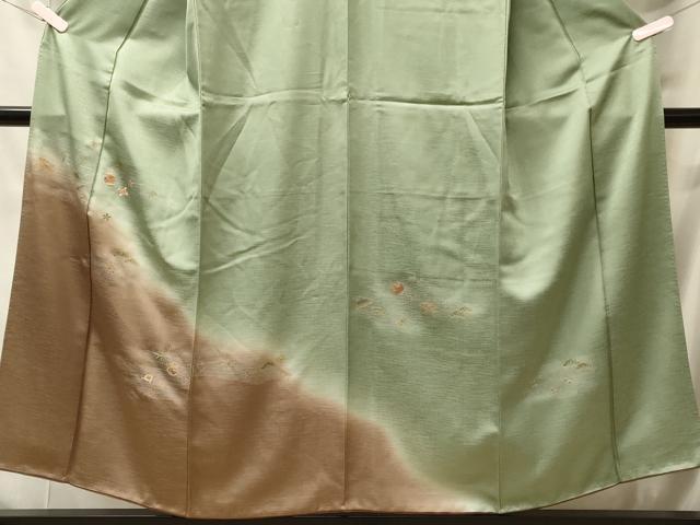 平和屋着物■訪問着 刺繍 宝尽し 暈し染め 金彩 正絹 逸品 未使用 CABJ7040oy