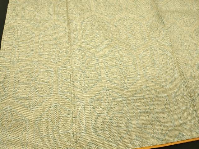 平和屋着物■上質な紬 亀甲花文 正絹 逸品 未使用 CABJ7046oy