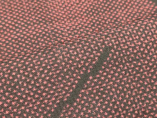 平和屋着物■上質な紬 亀甲重ね 正絹 逸品 CABJ7074oy