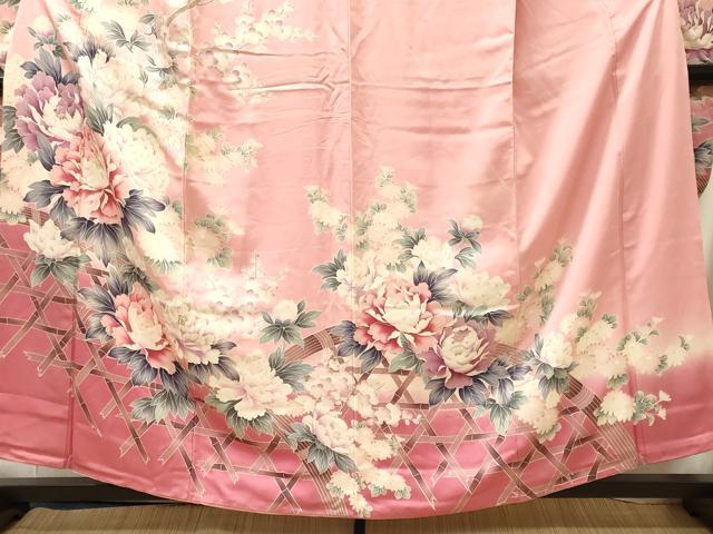 平和屋着物■豪華振袖 籬花文 暈し染め 正絹 逸品 CABJ7114oy