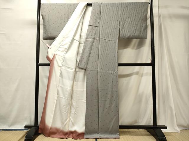 平和屋着物■上質な小紋 籬舞花文 正絹 逸品 CABJ7131oy