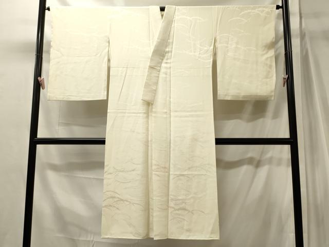 平和屋着物■長襦袢 袷 地紋起こし 雪輪芝丸文 暈し染め 正絹 逸品 CABJ7151oy