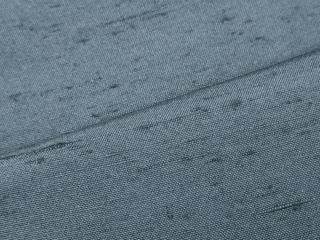 平和屋着物■男性 紬 青藍色 正絹 逸品 CABJ7176oy