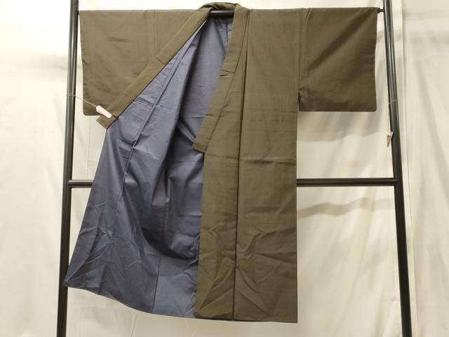 平和屋着物■男性 紬 縞 正絹 逸品 CABJ7182oy
