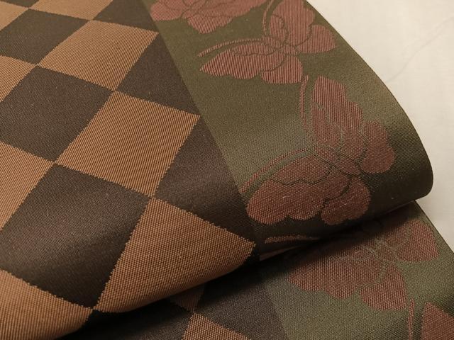平和屋着物●六通柄袋帯 庵和句浪漫 正絹 逸品 CABJ7228vp