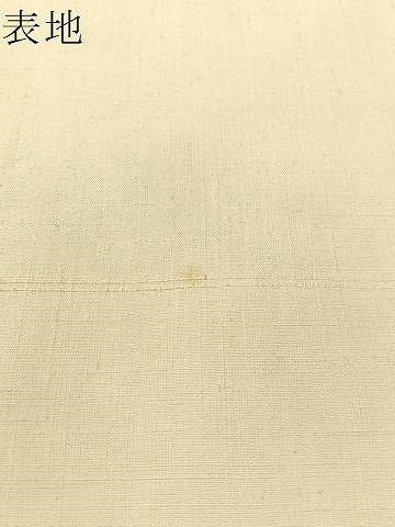 平和屋着物●九寸名古屋帯 紬地 藍 型染め 舞花文 正絹 逸品 CABJ7255vp