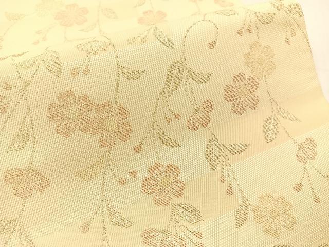 平和屋着物●西陣 川島織物 六通柄京袋帯 枝垂れ花 金糸 CABJ7262vp