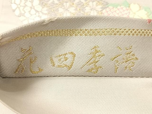 平和屋着物●六通柄袋帯 唐織 花四季譜 金糸 正絹 逸品 CABJ7383vp
