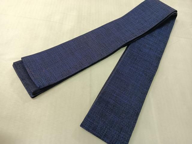 平和屋着物●男性 本場筑前博多織 両面 角帯 霞文 正絹 逸品 CABJ7435vp