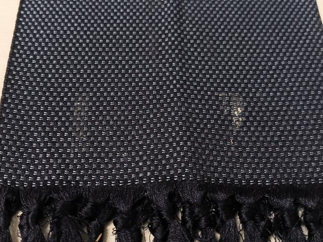 平和屋着物●男性 本場筑前博多織 角帯 立波文 正絹 逸品 CABJ7436vp