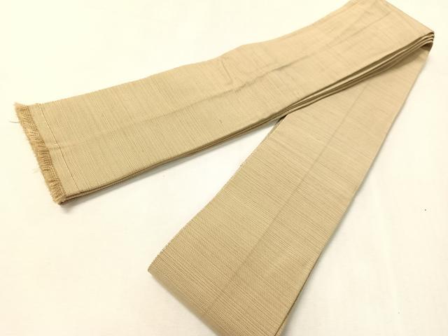 平和屋着物●男性 角帯 紬地 枯色 正絹 逸品 CABJ7437vp