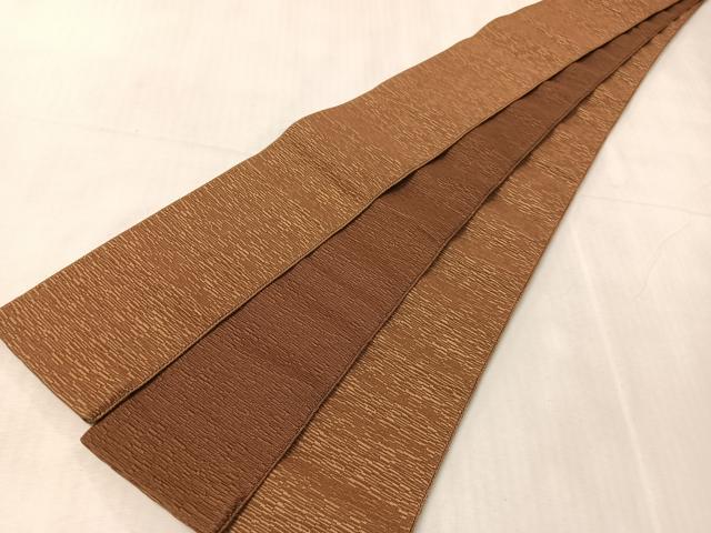 平和屋着物●男性 本場筑前博多織 両面 角帯 霞文 正絹 逸品 CABJ7440vp