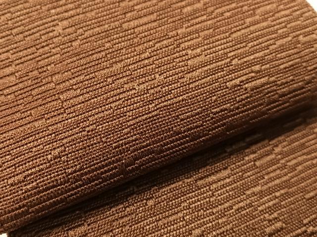 平和屋着物●男性 本場筑前博多織 両面 角帯 霞文 正絹 逸品 CABJ7440vp
