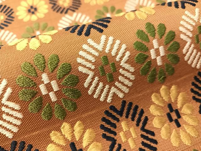 平和屋着物●全通柄 本袋帯 唐織 いちご錦 正絹 逸品 CABJ7456vp