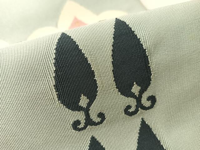 平和屋着物●八寸名古屋帯 綴れ 吉祥花文 金糸 正絹 逸品 CABJ7472vp