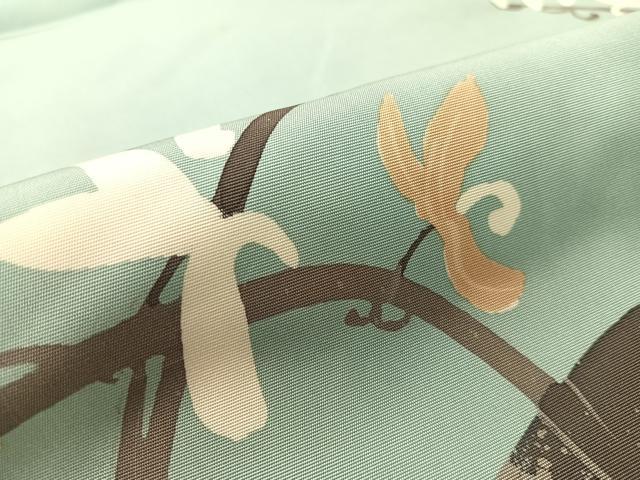 平和屋着物●日展染色作家 高久空木 ろうけつ染 九寸名古屋帯名古屋帯 草花文 正絹 逸品 CABJ7518vp