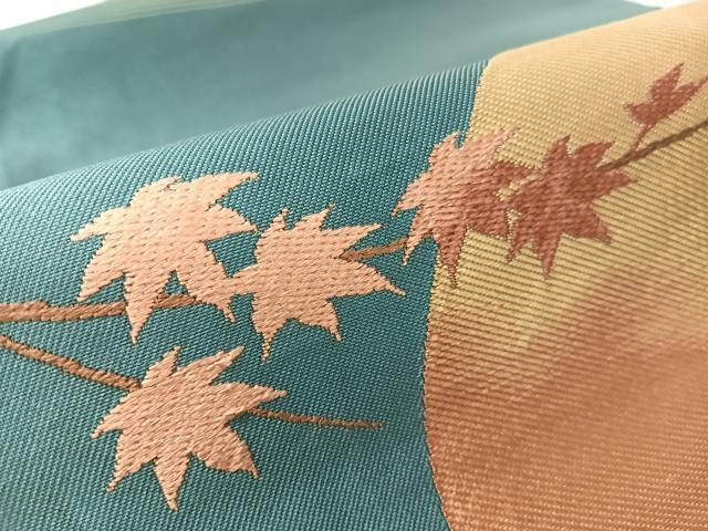 平和屋着物●九寸名古屋帯 夕霧 正絹 逸品 CABJ7523vp