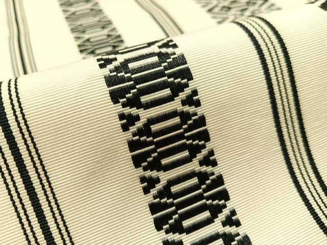 平和屋着物●本場筑前博多織 八寸名古屋帯 献上 正絹 逸品 CABJ7561vp