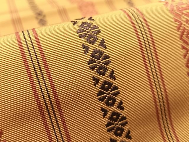 平和屋着物●本場筑前博多織 八寸名古屋帯 献上 正絹 逸品 CABJ7571vp
