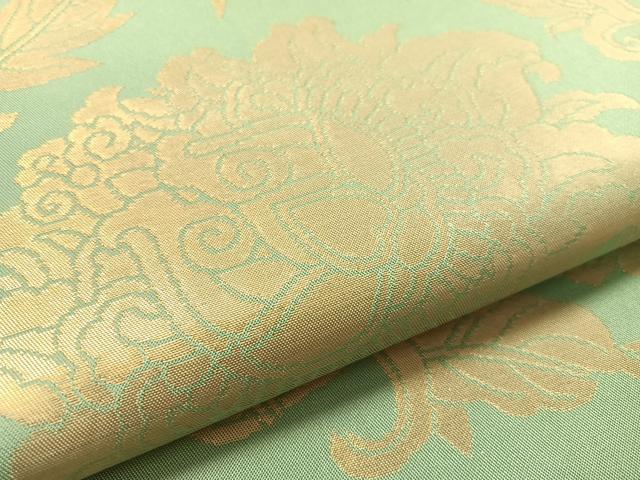 平和屋着物●織物一筋名門 織悦 全通柄 本袋帯 更紗文 金糸 正絹 逸品 CABJ7578vp
