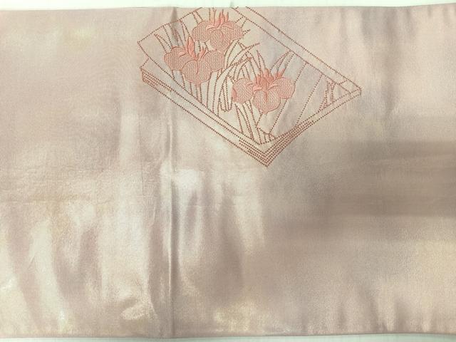 平和屋着物◎中国三大刺繍 相良刺繍 総刺繍 太鼓柄袋帯 唐織 冊子 正絹 逸品 CABJ7623nb