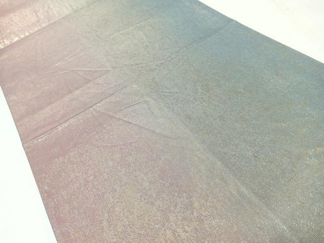 平和屋着物◎六通柄袋帯 霞文 金彩 正絹 逸品 CABJ7896nb