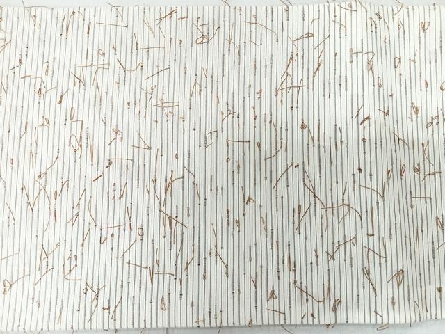 平和屋着物◎全通柄 九寸名古屋帯 唐織 髭紬 正絹 逸品 CABJ7934nb
