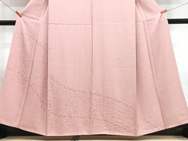 平和屋着物■訪問着 草花地紋 正絹 逸品 CABJ8007xe