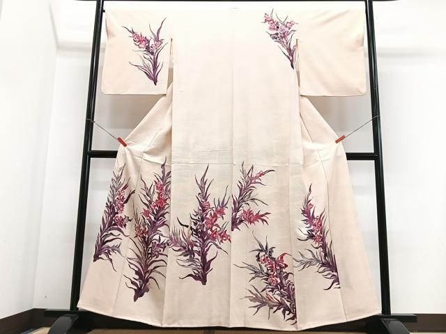 平和屋着物■訪問着 草花文 正絹 逸品 CABJ8014xe