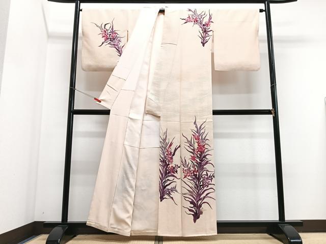 平和屋着物■訪問着 草花文 正絹 逸品 CABJ8014xe