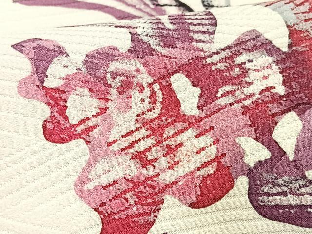 平和屋着物■訪問着 草花文 正絹 逸品 CABJ8014xe