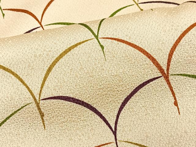 平和屋着物■訪問着 芝草文 正絹 逸品 CABJ8016xe
