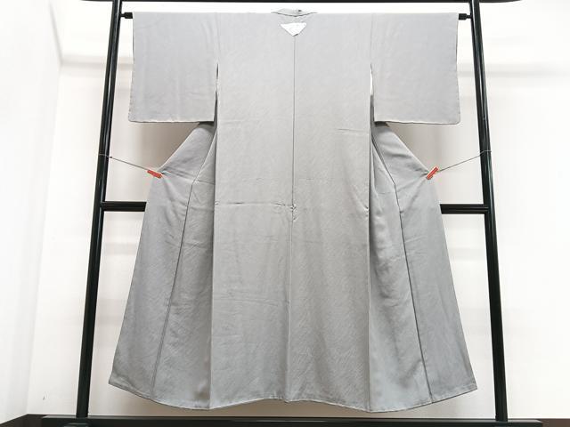 平和屋着物■上質な色無地 流水地紋 霞文 正絹 逸品 未使用 CABJ8054xe
