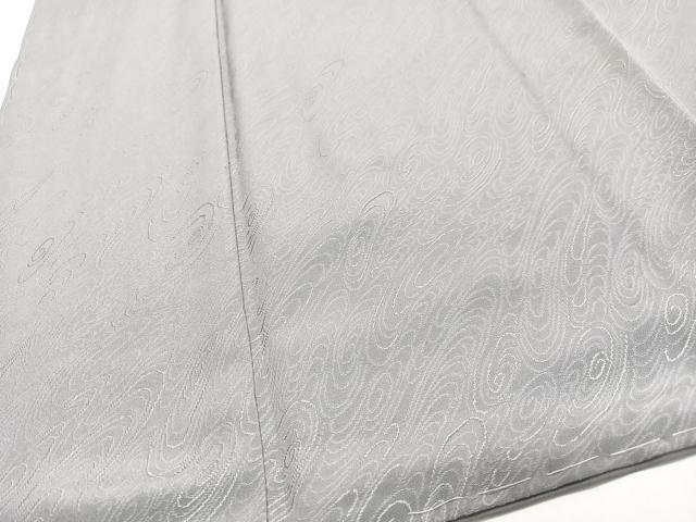 平和屋着物■上質な色無地 流水地紋 霞文 正絹 逸品 未使用 CABJ8054xe