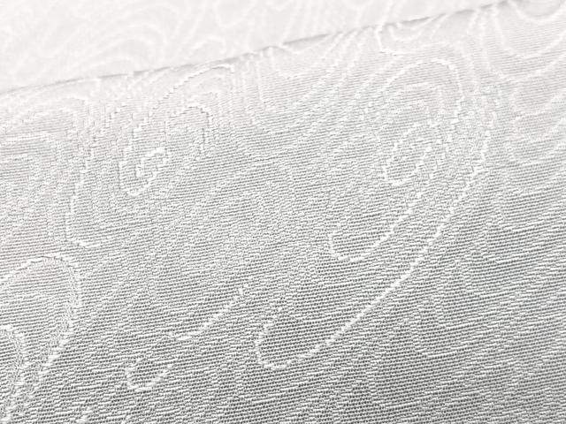 平和屋着物■上質な色無地 流水地紋 霞文 正絹 逸品 未使用 CABJ8054xe