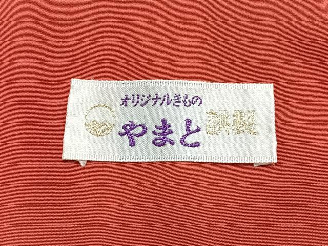 平和屋着物■上質な小紋 花唐草文 やまと誂製 正絹 逸品 CABJ8072xe