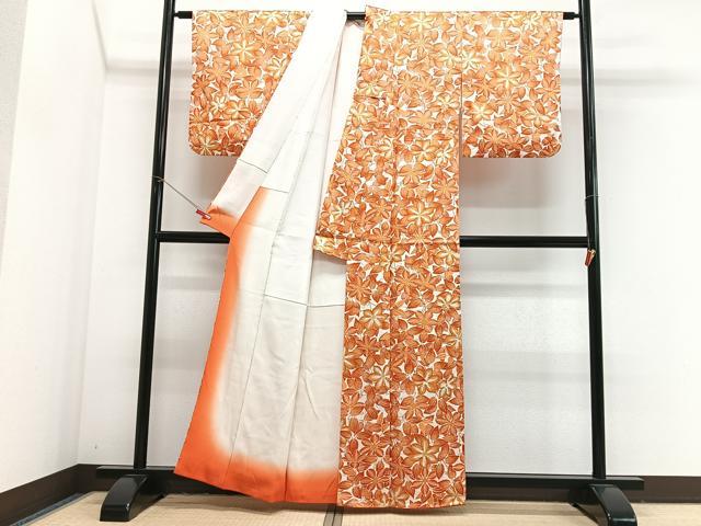 平和屋着物■上質な小紋 花尽くし 正絹 逸品 CABJ8099xe