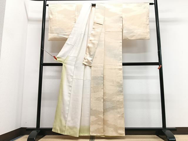 平和屋着物■上質な小紋 霞文 正絹 逸品 CABJ8107xe