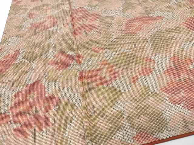 平和屋着物■上質な紬 樹林文 正絹 逸品 CABJ8122xe